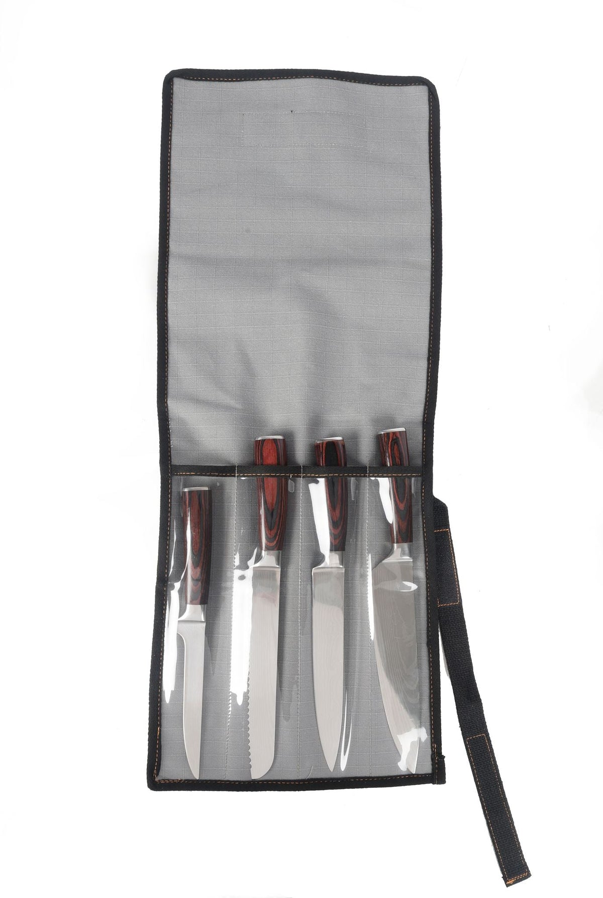 Wildtrak 4 Compartment 400gsm Ripstop Canvas Knife Wrap 45x28cm - view 14