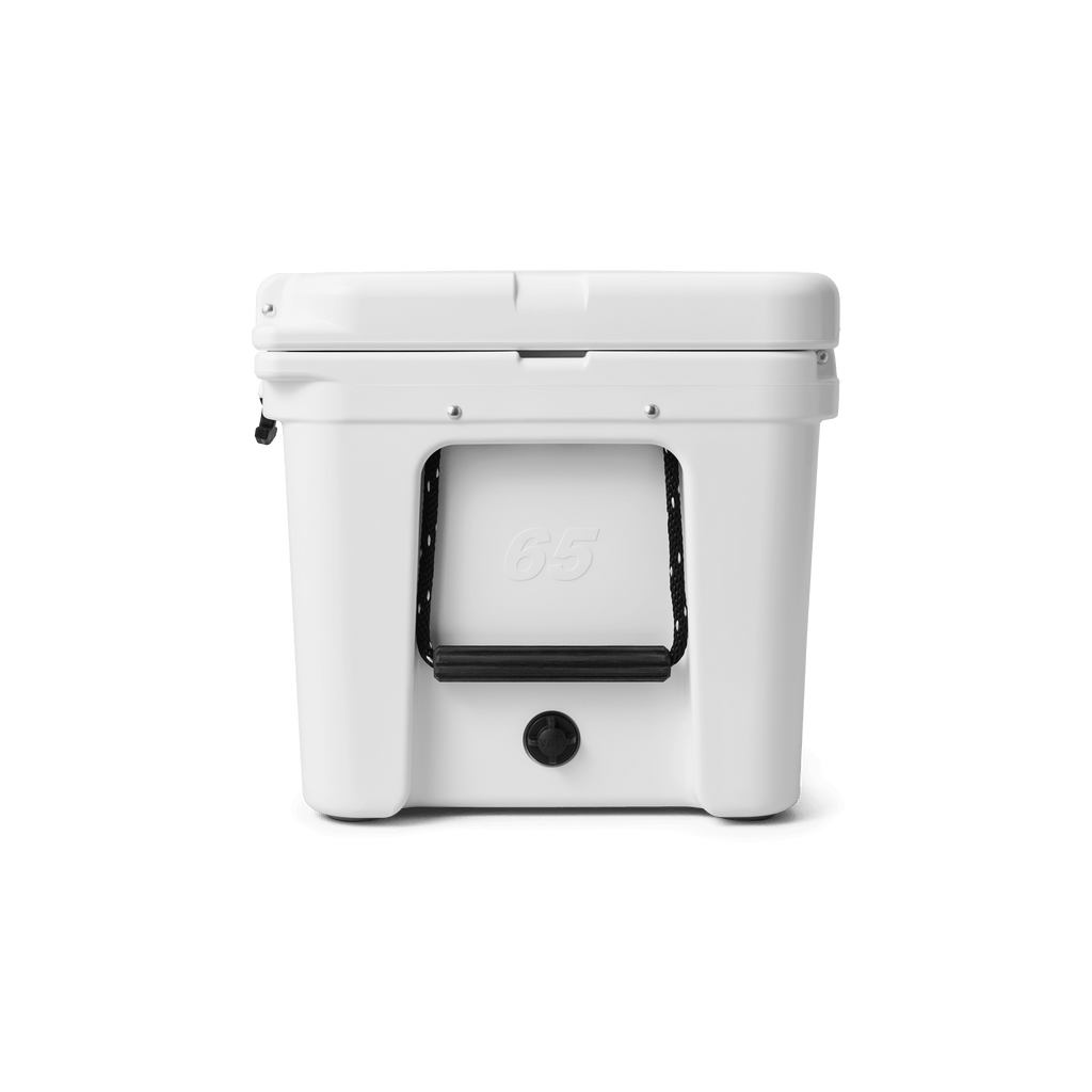 Tundra 65 Hard Cooler - White - side view