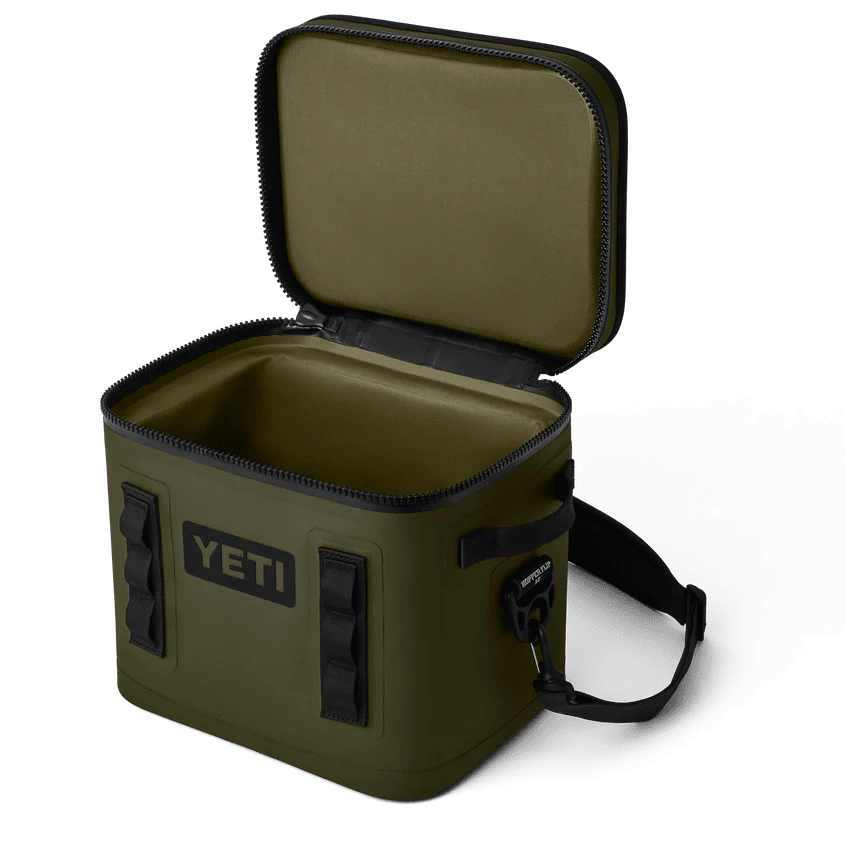 YETI Hopper Flip 12 Soft Cooler  Olive/Black - view 3