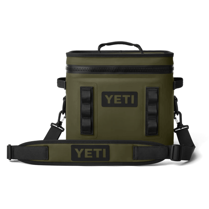 YETI Hopper Flip 12 Soft Cooler  Olive/Black