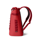 Hopper M20 Backpack Soft Cooler - Rescue Red - side view