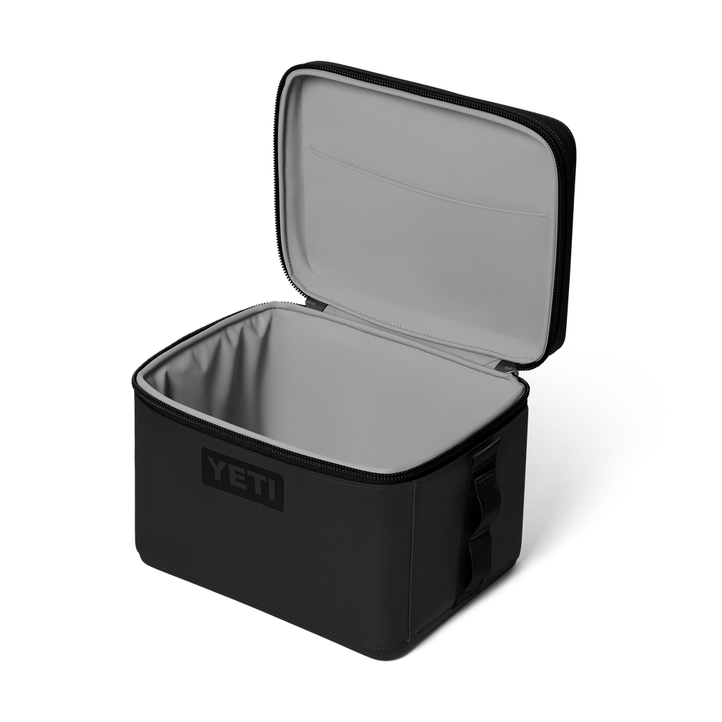 Daytrip 9L Insulated Lunch Box - Black - open view