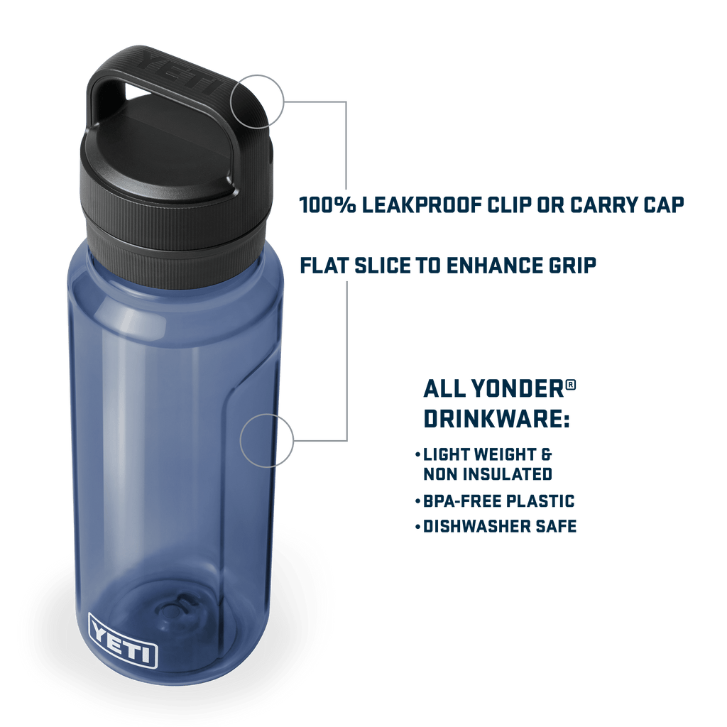 Yonder 1 L Water Bottle - Navy