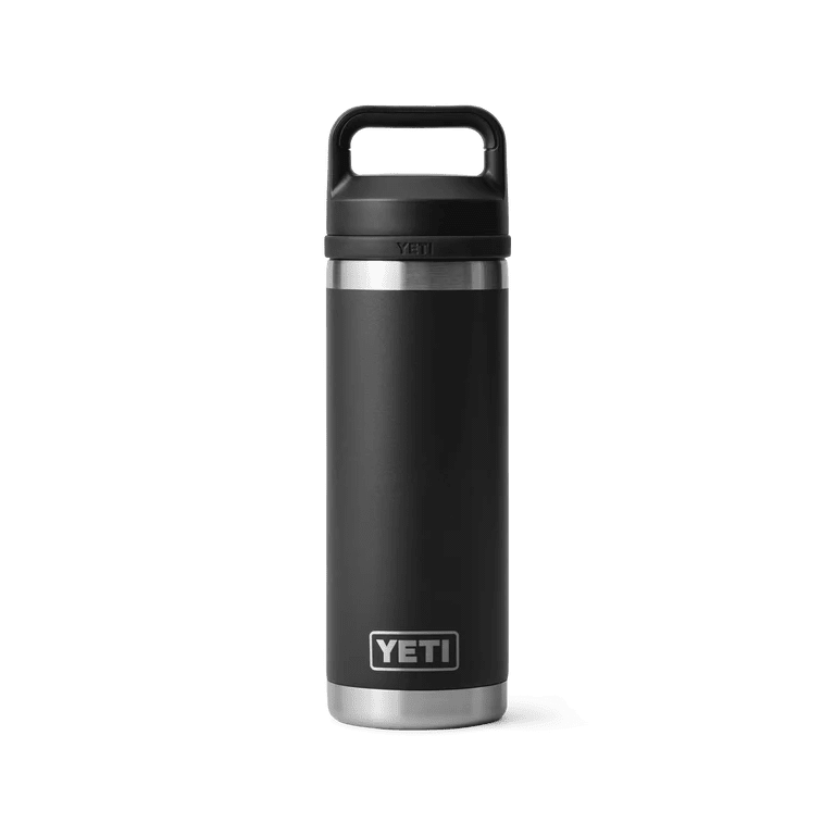 YETI Rambler 18oz Bottle Black w/ Chug Cap