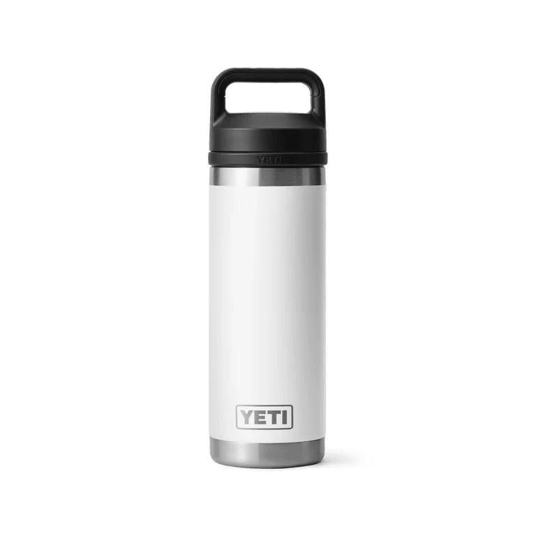 YETI Rambler 18oz Bottle White w/ Chug Cap