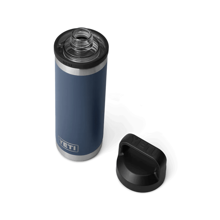 YETI Rambler 18oz Bottle Navy w/ Chug Cap - view 3