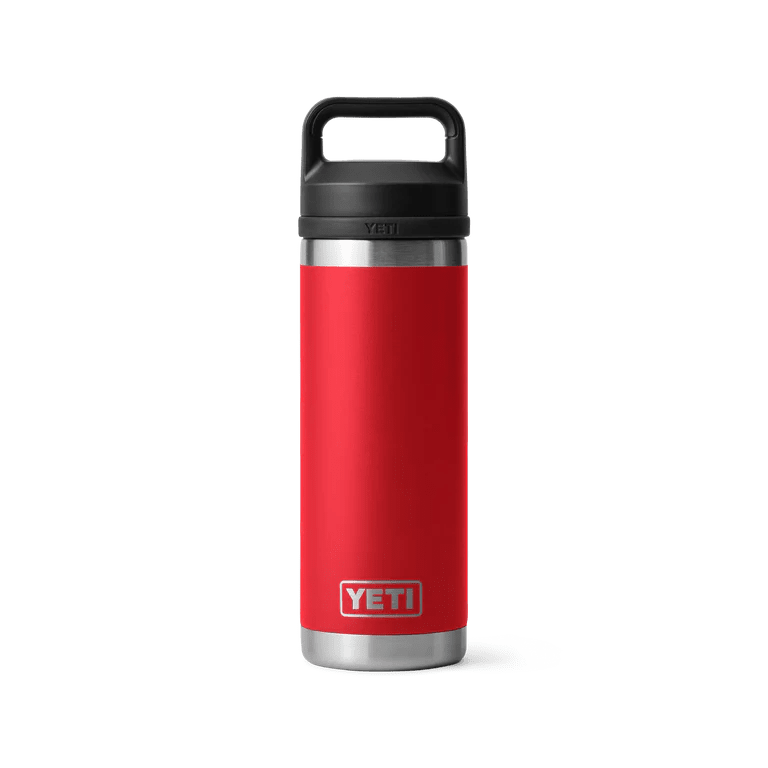YETI Rambler 18oz Bottle Rescue Red w/ Chug Cap