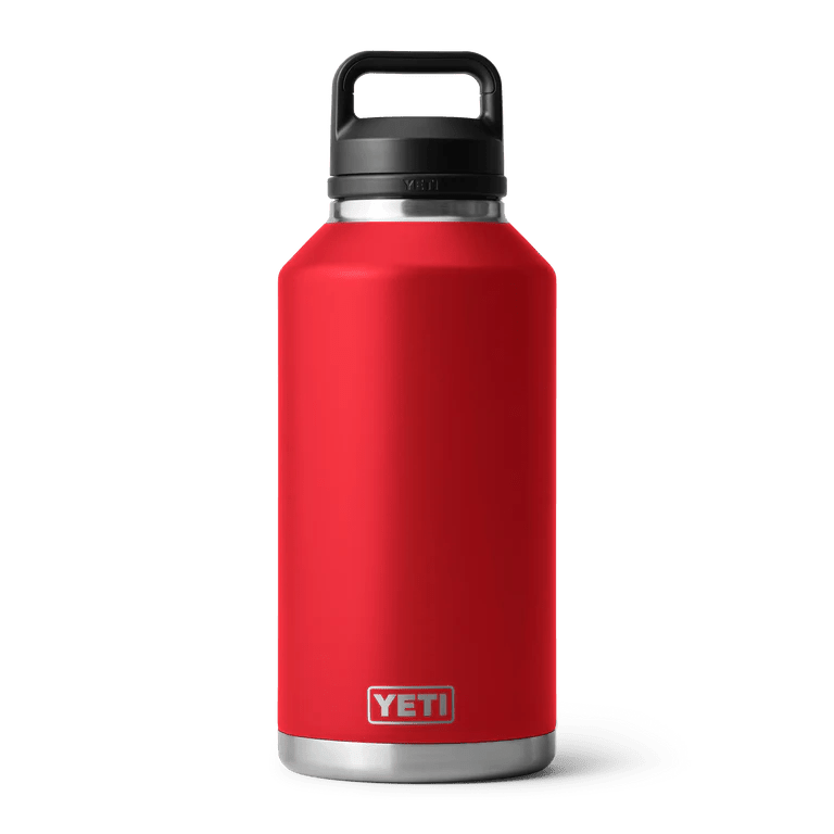 YETI Rambler 64oz Bottle Chug Rescue Red