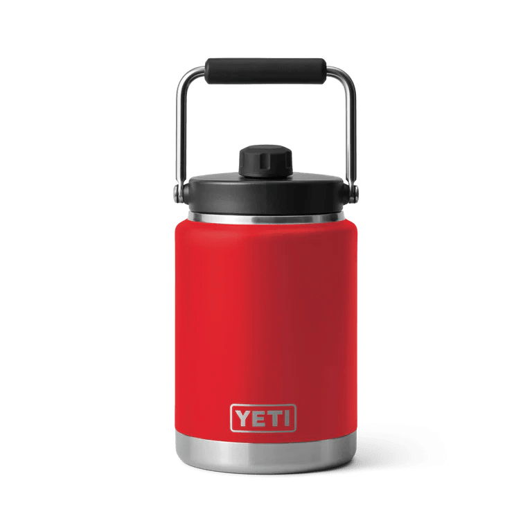 YETI Rambler Half Gallon Jug Rescue Red