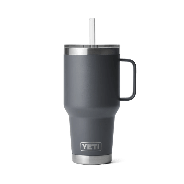 YETI Rambler 35 oz Straw Mug Black V2