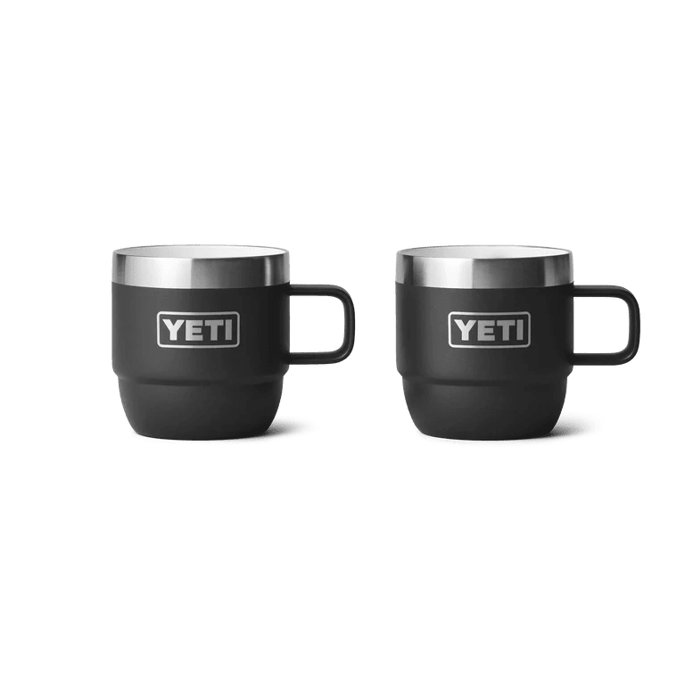 YETI Rambler 6 oz Espresso Mug 2Pk Black