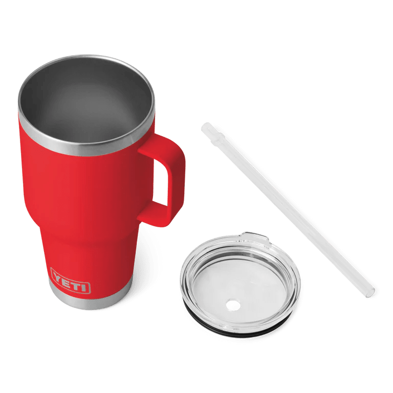 YETI Rambler 35 oz Straw Mug Rescue Red - view 3