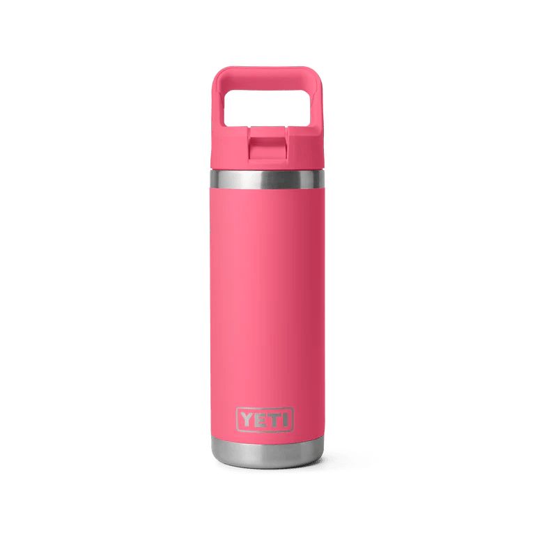 YETI Rambler 18oz Straw Bottle Tropical Pink
