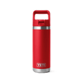 YETI Rambler 18oz Straw Bottle Rescue Red
