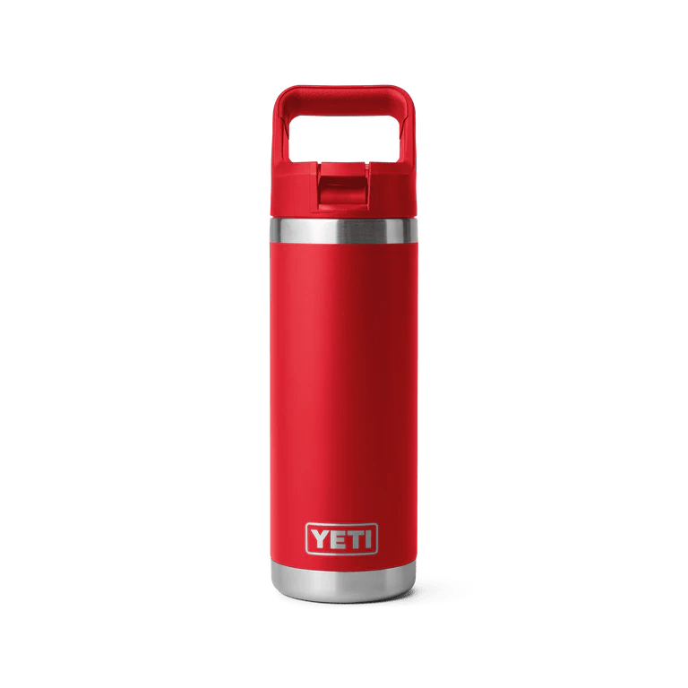 YETI Rambler 18oz Straw Bottle Rescue Red