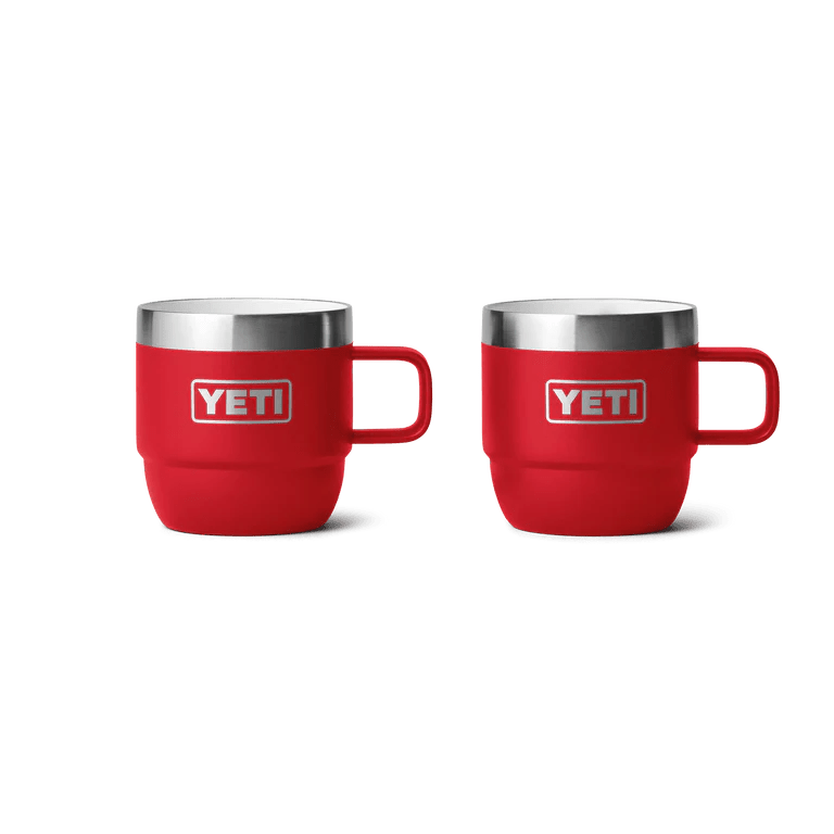 YETI Rambler 6 oz Espresso Mug 2Pk Rescue Red