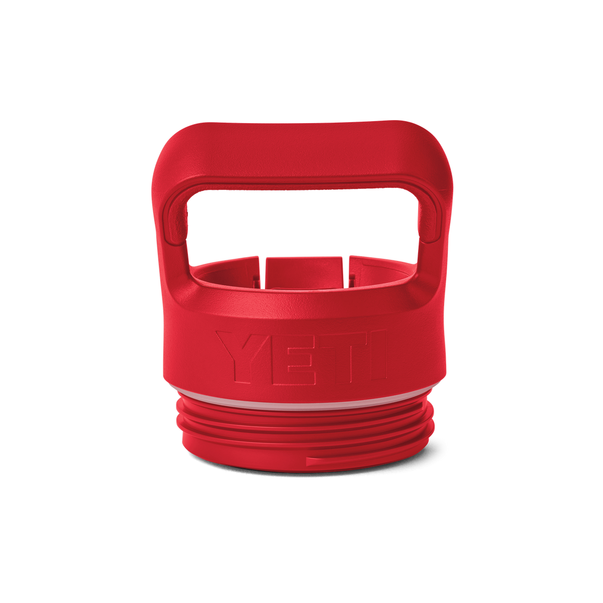 Rambler Bottle Straw Cap - Rescue Red - back view