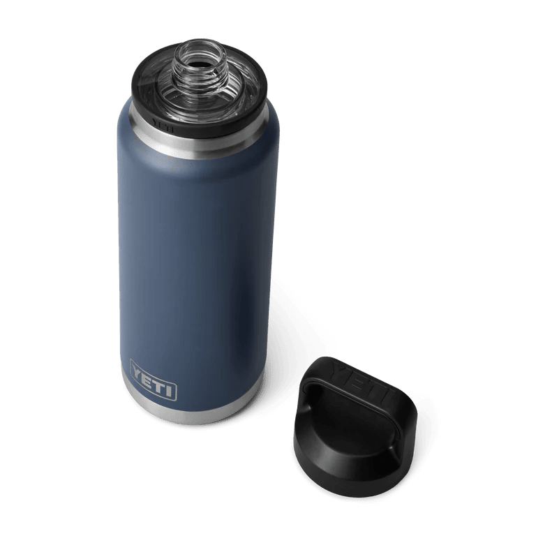 YETI Rambler 36oz Bottle Navy w/ Chug Cap V2 - view 3