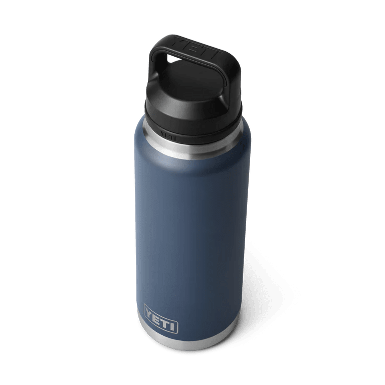 YETI Rambler 36oz Bottle Navy w/ Chug Cap V2 - view 2