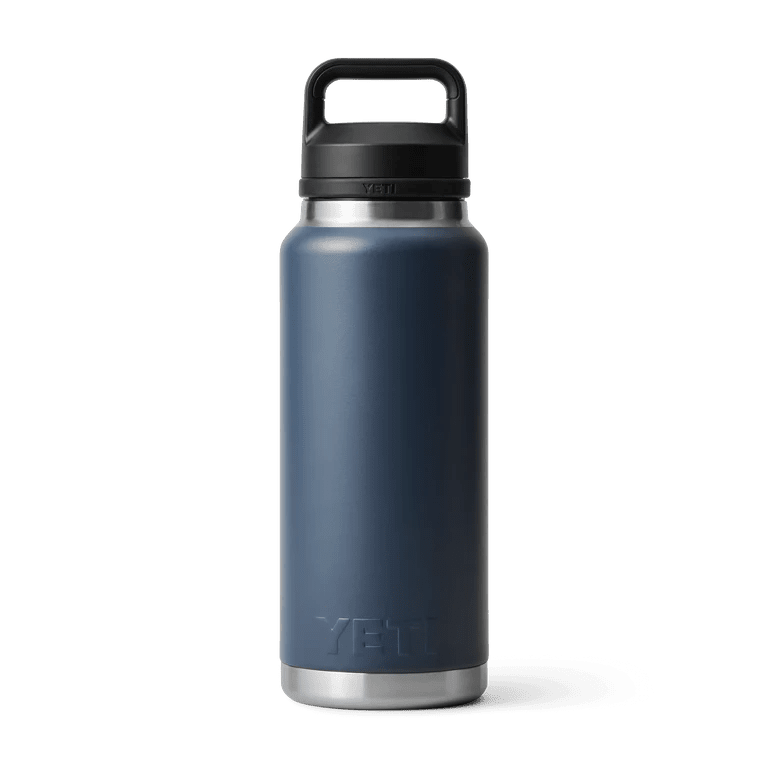 YETI Rambler 36oz Bottle Navy w/ Chug Cap V2 - view 4