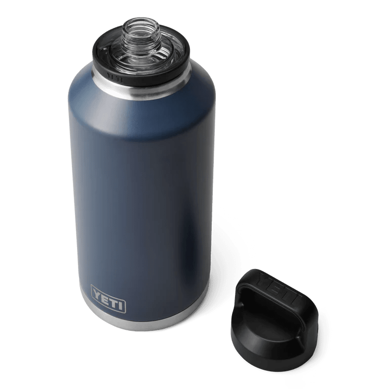 YETI Rambler 64oz Bottle Navy w/ Chug V2 - view 2