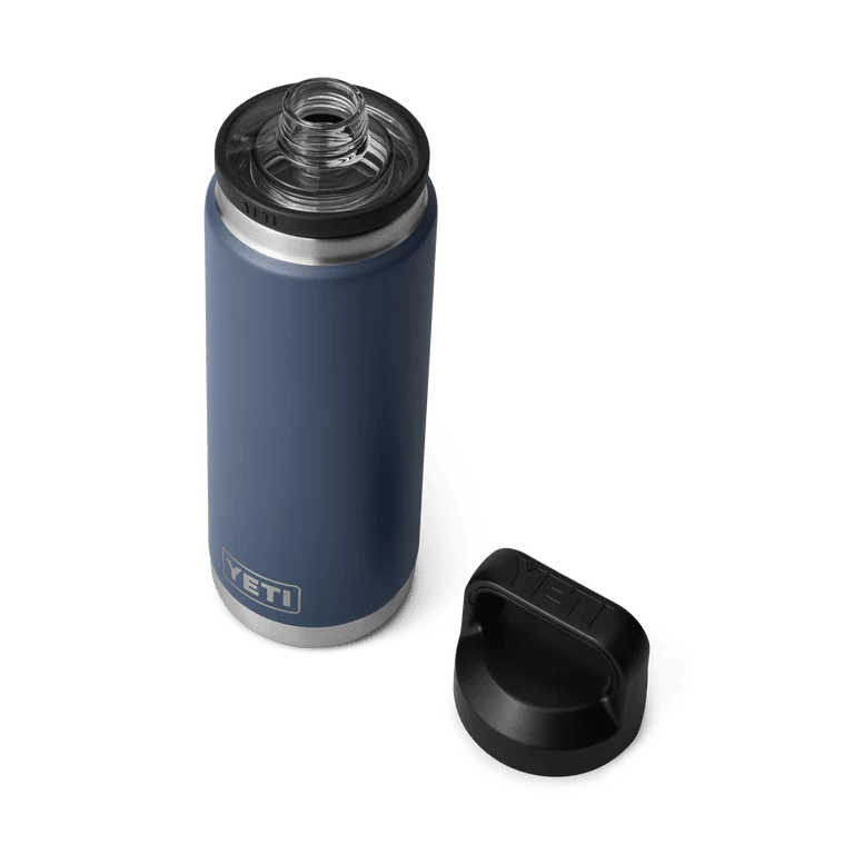 YETI Rambler 26oz Bottle Navy w/ Chug Cap V2 - view 2