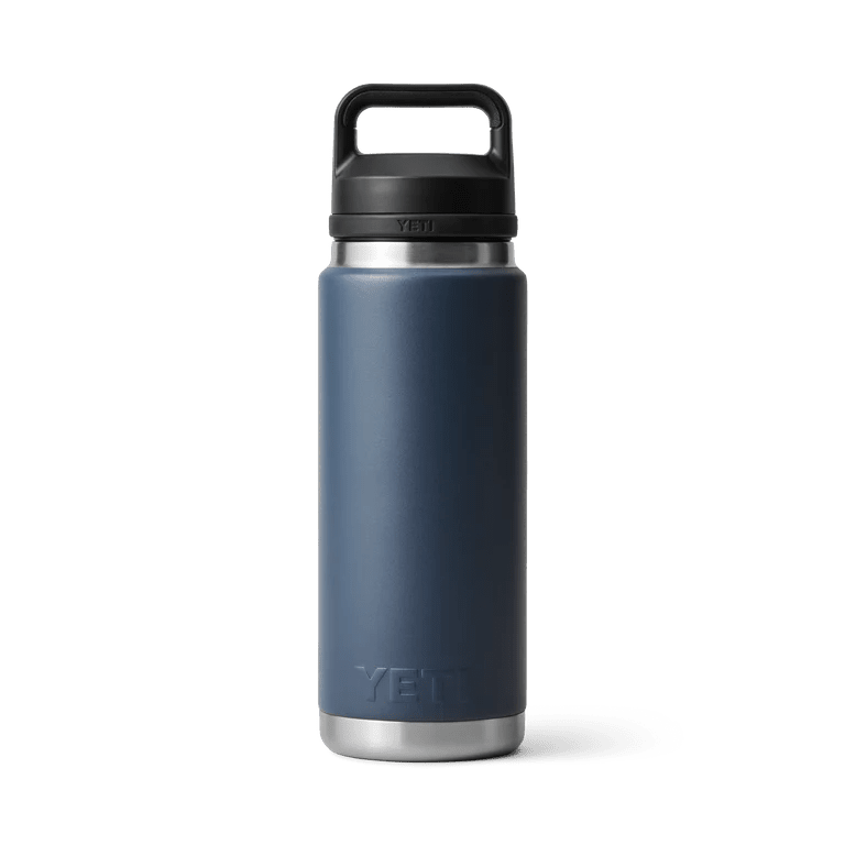 YETI Rambler 26oz Bottle Navy w/ Chug Cap V2 - view 4