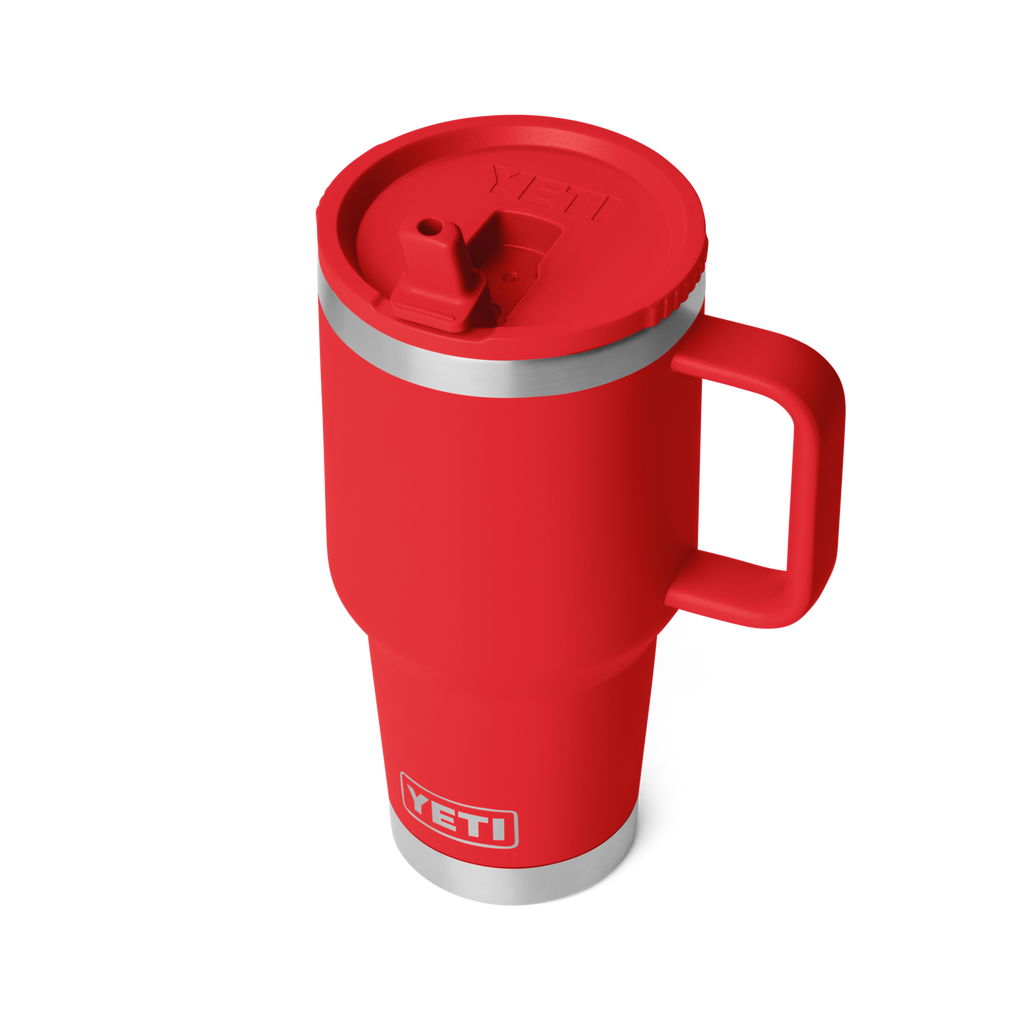 Rambler 30 oz (887 ml) Travel Straw Mug - Rescue Red - straw