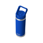 Rambler 18 oz (532 ml) Straw Bottle - Royal Blue - straw