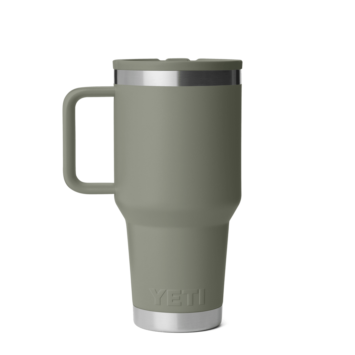 Rambler 30 oz (887 ml) Travel Straw Mug - Pampa Green - back view