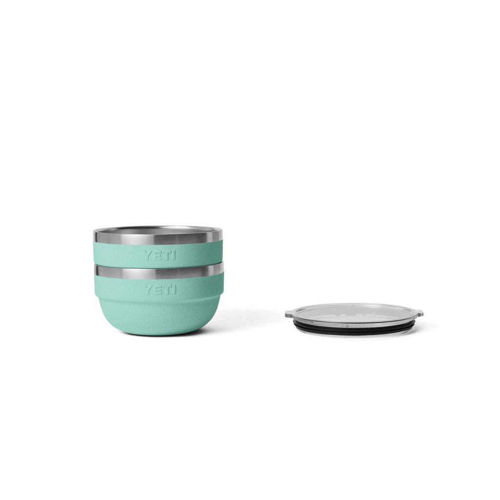 Rambler Small Insulated Bowl - Sea Stone - front view