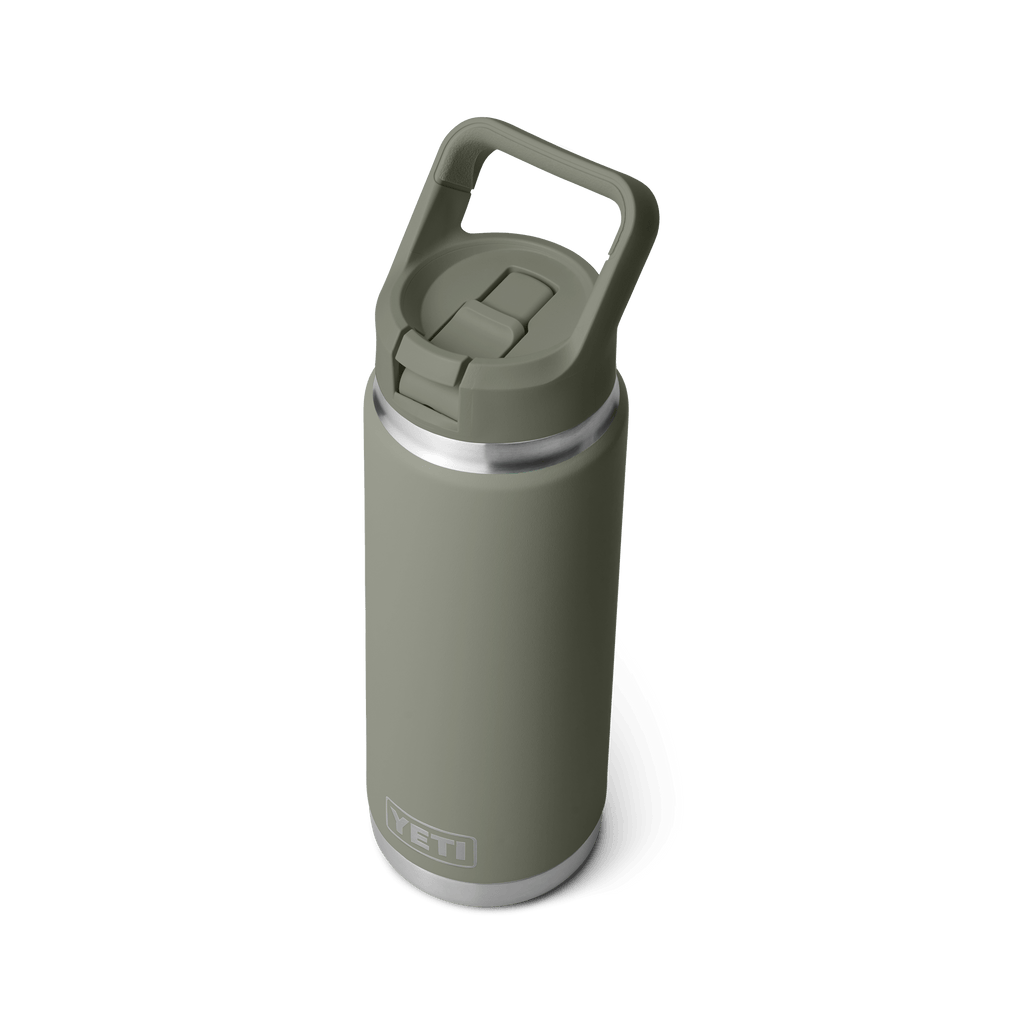 Rambler 26 oz (769 ml) Straw Bottle - Pampa Green - straw