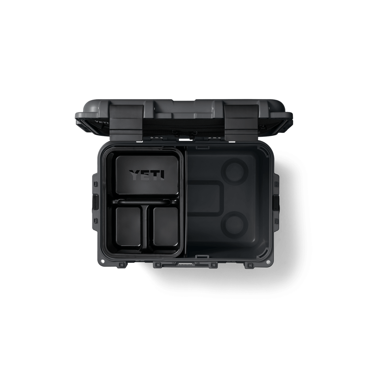 LoadOut GoBox 30 Gear Case - Charcoal - top view