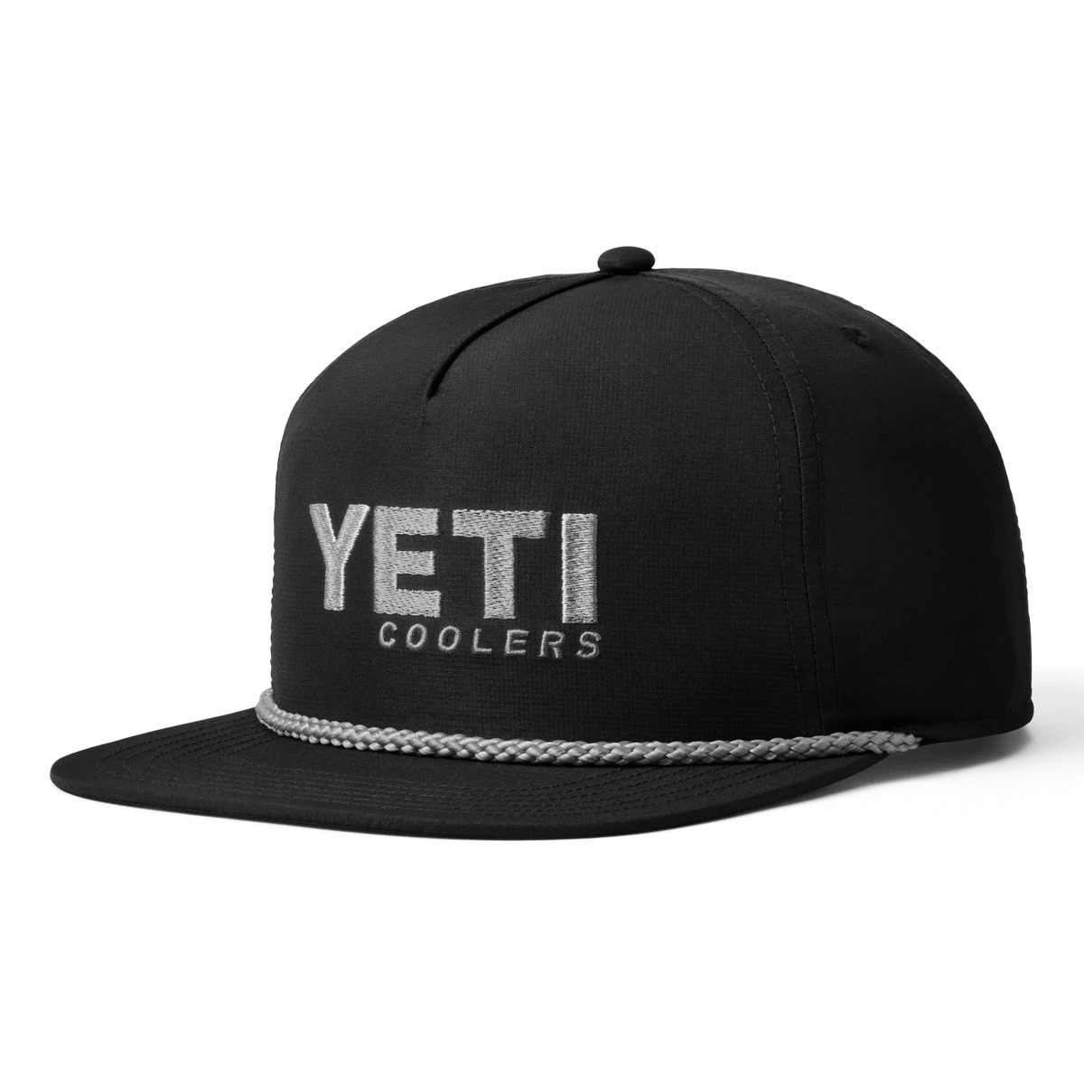 YETI Coolers Flat Brim Rope Hat - Black