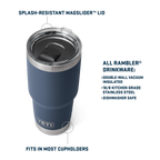 Rambler 30 oz (887 ml) Tumbler - Navy