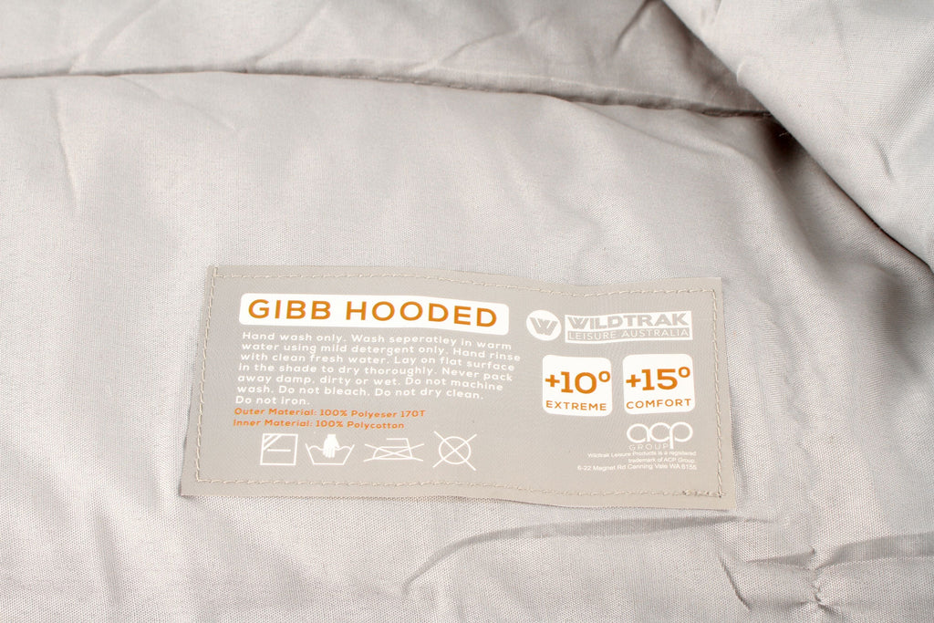 Wildtrak +10°C to +15°C Gibb Hooded Sleeping Bag, 70 x 215cm - view 12