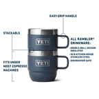 Rambler 6 oz (177 ml) Stackable Mugs - Navy