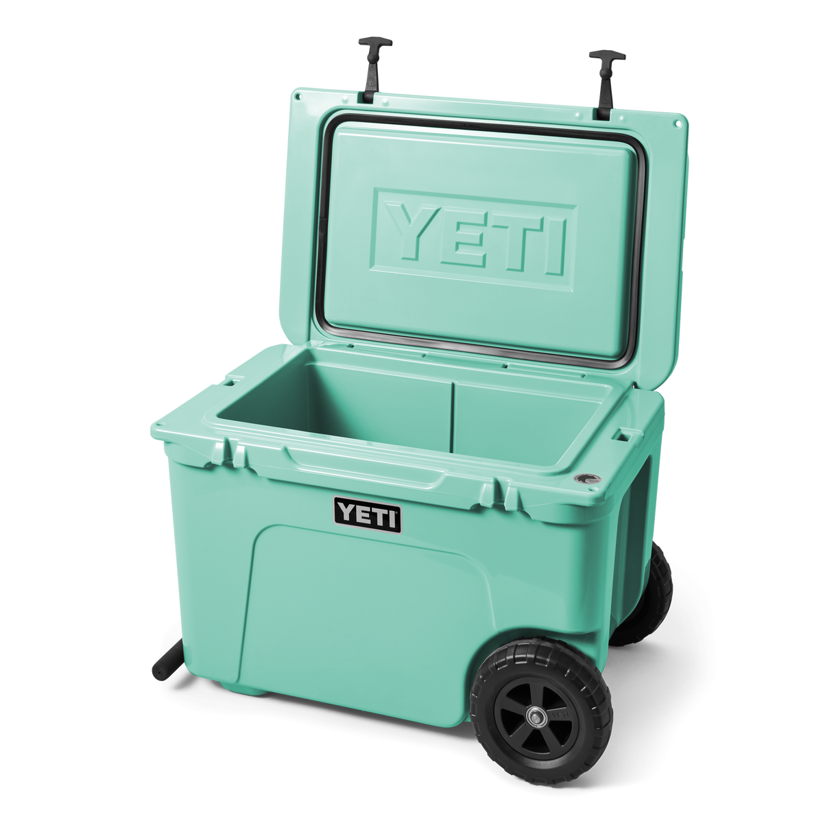 Tundra Haul Wheeled Hard Cooler - Seafoam - lid