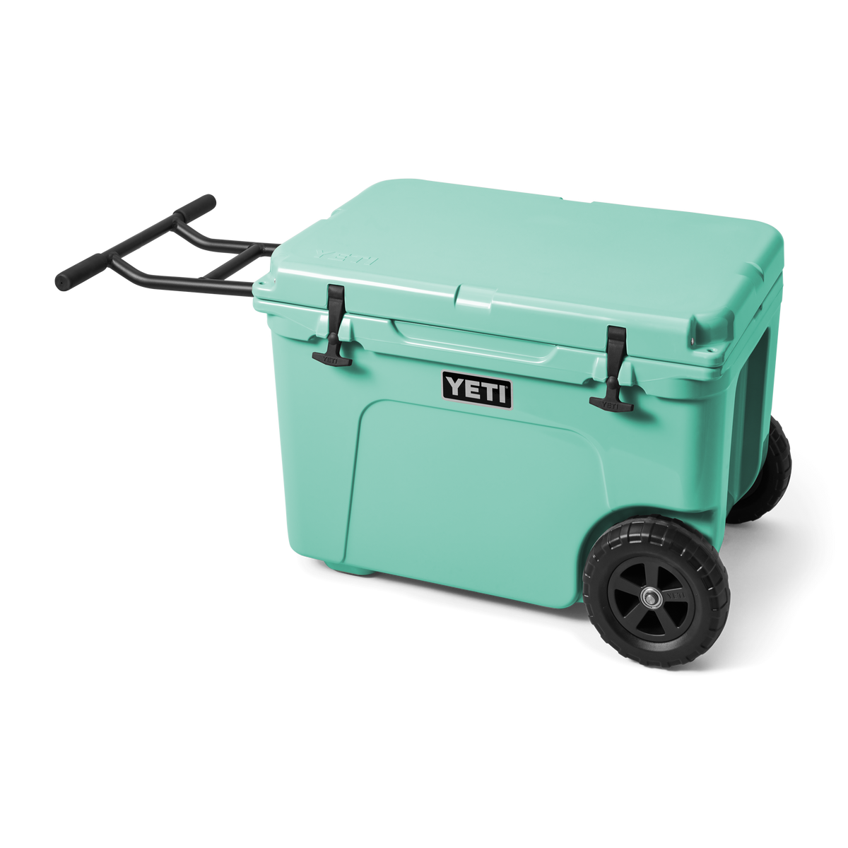 Tundra Haul Wheeled Hard Cooler - Seafoam - lid