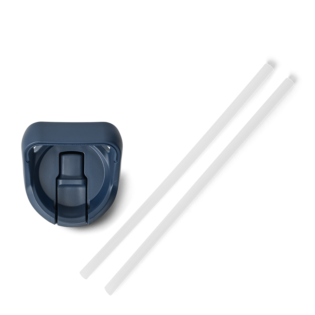 Rambler Bottle Straw Cap - Navy - straw
