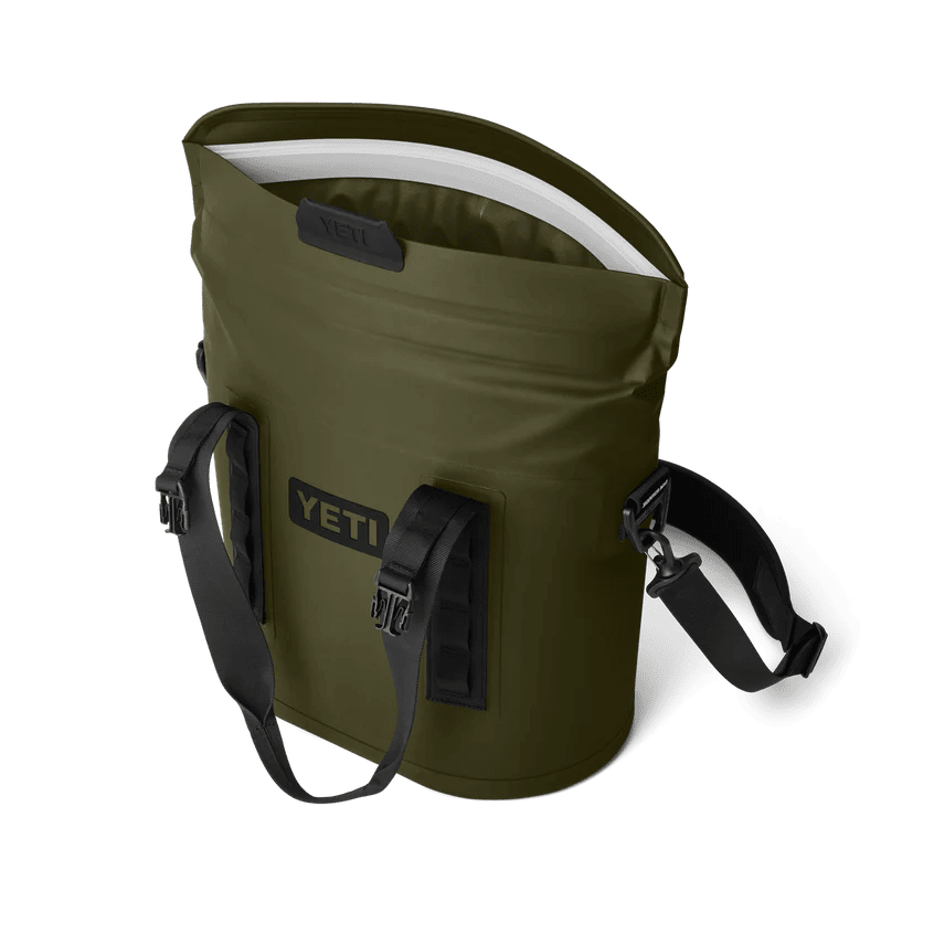 YETI Hopper M15 Tote Soft Cooler Olive/Black - view 3