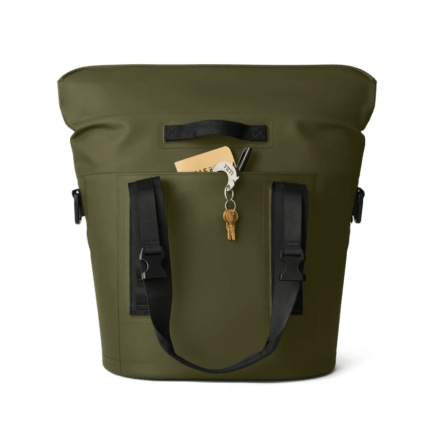 YETI Hopper M15 Tote Soft Cooler Olive/Black - view 5