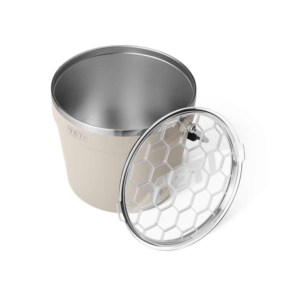 Rambler Beverage Bucket - Cape Taupe - lid