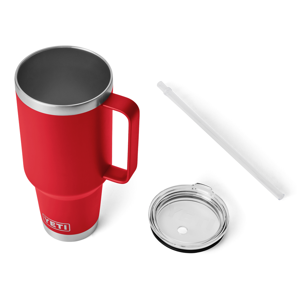 Rambler 42 oz (1.2 L) Straw Mug - Rescue Red - straw
