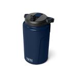 Silo Half Gallon (1.9 L) Jug with Straw Cap - Navy - straw
