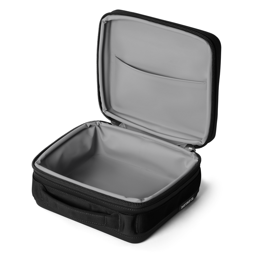 Daytrip 3L Lunch Box - Black - open view