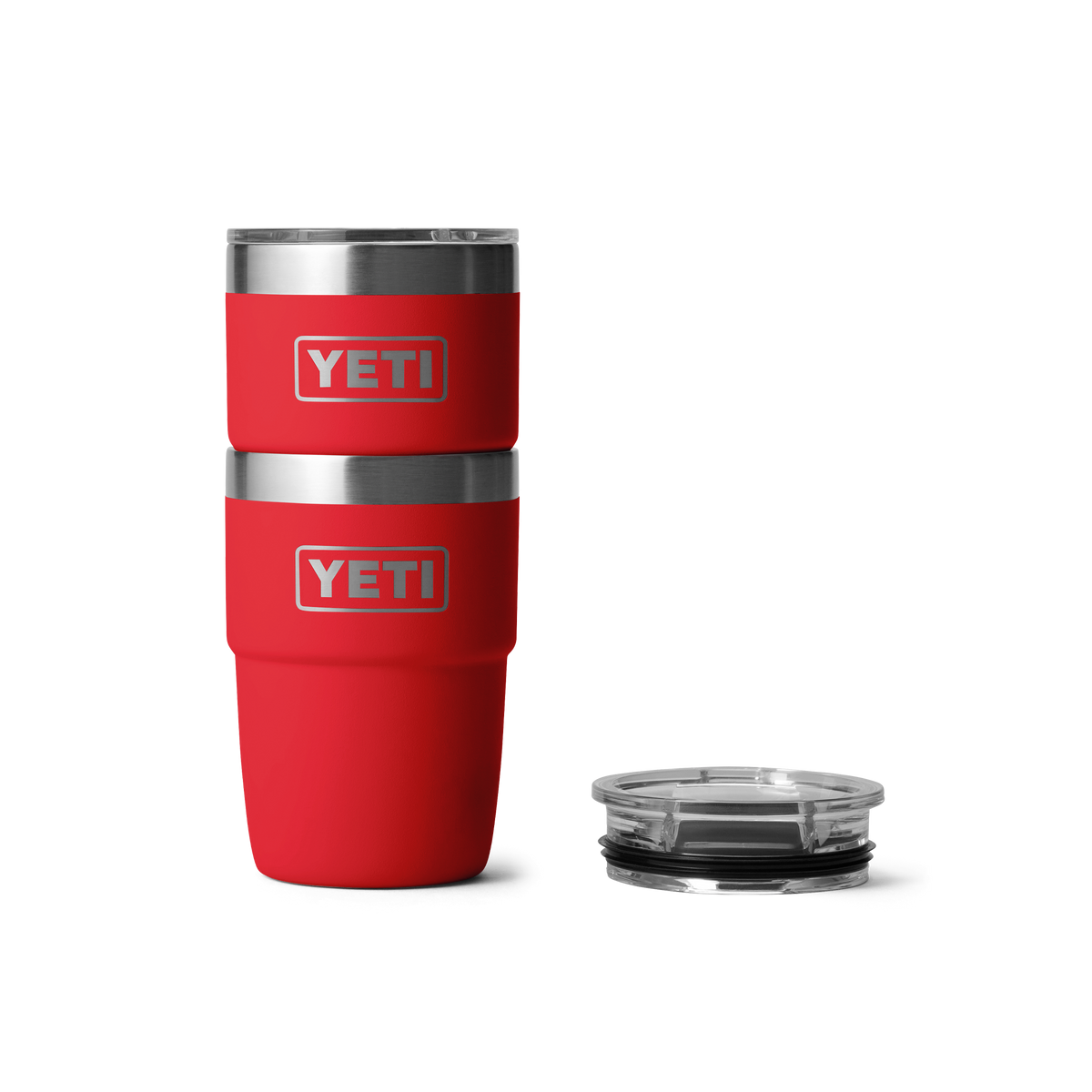 Rambler 8 oz (236 ml) Stackable Cup - Rescue Red - front view