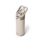 Rambler 18 oz (532 ml) Bottle With Flip Chug Cap - Cape Taupe - open view