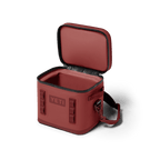 Hopper Flip 12 Soft Cooler - Stag Red - open view
