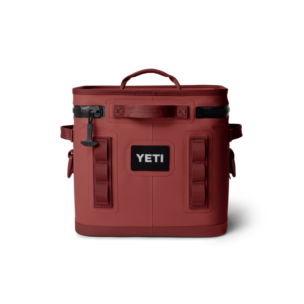 Hopper Flip 12 Soft Cooler - Stag Red - back view